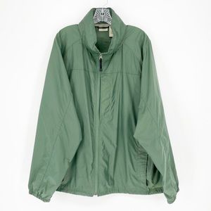 L.L. Bean Green Nylon Lightweight Jacket Size XXL